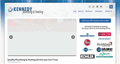 Desktop Screenshot of kennedyplumbingheating.com
